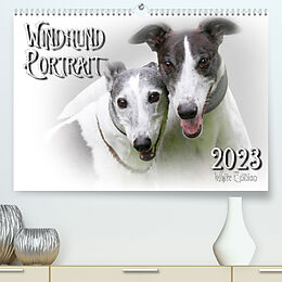 Kalender Windhund Portrait 2023 White Edition (Premium, hochwertiger DIN A2 Wandkalender 2023, Kunstdruck in Hochglanz) von Andrea Redecker