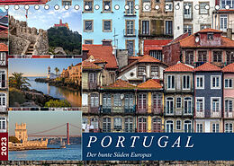 Kalender Portugal, der bunte Süden Europas (Tischkalender 2023 DIN A5 quer) von Joana Kruse