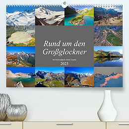 Kalender Rund um den Großglockner (Premium, hochwertiger DIN A2 Wandkalender 2023, Kunstdruck in Hochglanz) von Christa Kramer