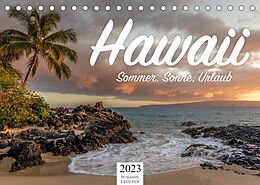 Kalender Hawaii - Sommer, Sonne, Urlaub (Tischkalender 2023 DIN A5 quer) von Benjamin Lederer