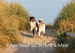 Kalender Hunde-Spaß an Strand &amp; Meer (Tischkalender 2023 DIN A5 quer) von Annett Mirsberger