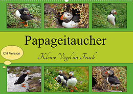 Kalender Papageitaucher Kleine Vögel im Frack CH Version (Wandkalender 2023 DIN A2 quer) von Babett Paul - Babett's Bildergalerie