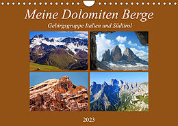 Kalender Meine Dolomiten Berge (Wandkalender 2023 DIN A4 quer) von Christa Kramer