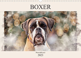 Kalender Boxer Photo&amp;Kunst (Wandkalender 2023 DIN A3 quer) von Kerstin Mielke