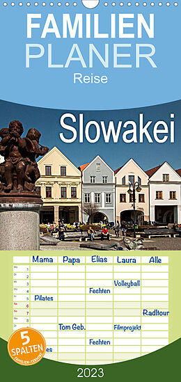 Kalender Familienplaner Slowakei (Wandkalender 2023 , 21 cm x 45 cm, hoch) von Christian Hallweger