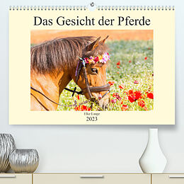 Kalender Das Gesicht der Pferde (Premium, hochwertiger DIN A2 Wandkalender 2023, Kunstdruck in Hochglanz) von Elke Laage