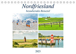 Kalender Nordfriesland - bezauberndes Reiseziel (Tischkalender 2023 DIN A5 quer) von Nina Schwarze