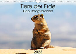 Kalender Tiere der Erde Geburtstagskalender (Wandkalender 2023 DIN A4 quer) von Denise Graupner