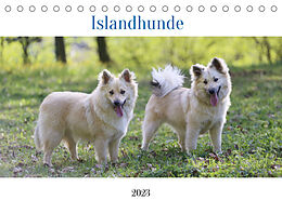 Kalender Islandhunde (Tischkalender 2023 DIN A5 quer) von Tonja Neusinger-Wenst