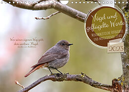 Kalender Vögel und geflügelte Worte (Wandkalender 2023 DIN A4 quer) von Sabine Löwer