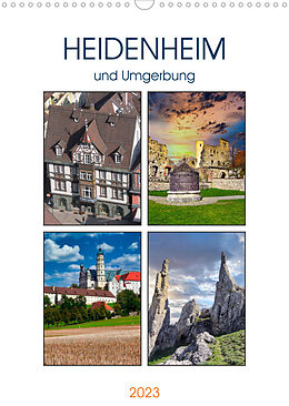 Kalender Heidenheim und Umgebung (Wandkalender 2023 DIN A3 hoch) von Klaus-Peter Huschka