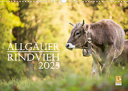 Kalender Allgäuer Rindvieh 2023 (Wandkalender 2023 DIN A3 quer) von Juliane Wandel