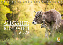 Kalender Allgäuer Rindvieh 2023 (Tischkalender 2023 DIN A5 quer) von Juliane Wandel
