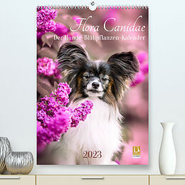 Kalender Flora Canidae - der Hunde-Blühpflanzen-Kalender (Premium, hochwertiger DIN A2 Wandkalender 2023, Kunstdruck in Hochglanz) von boegau-fotos