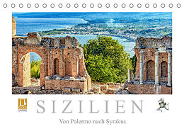 Kalender Sizilien - Von Palermo nach Syrakus (Tischkalender 2023 DIN A5 quer) von Dieter Meyer