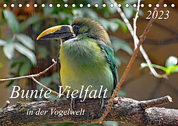 Kalender Bunte Vielfalt in der Vogelwelt (Tischkalender 2023 DIN A5 quer) von Claudia Kleemann