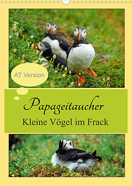 Kalender Papageitaucher Kleine Vögel im Frack AT Version (Wandkalender 2023 DIN A3 hoch) von Babett Paul - Babett's Bildergalerie