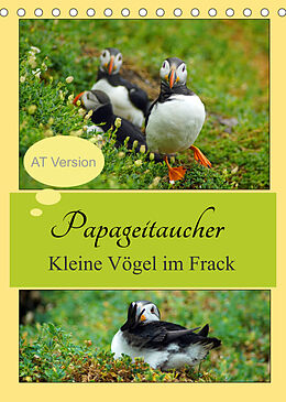 Kalender Papageitaucher Kleine Vögel im Frack AT Version (Tischkalender 2023 DIN A5 hoch) von Babett Paul - Babett's Bildergalerie