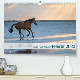 Kalender Pferde 2023 Kraft und Anmut (Premium, hochwertiger DIN A2 Wandkalender 2023, Kunstdruck in Hochglanz) von Paula Müller