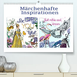 Kalender Märchenhafte Inspirationen (Premium, hochwertiger DIN A2 Wandkalender 2023, Kunstdruck in Hochglanz) von Christine B-B Müller
