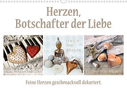 Kalender Herzen, Botschafter der Liebe (Wandkalender 2023 DIN A3 quer) von Christine B-B Müller