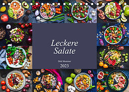 Kalender Leckere Salate (Tischkalender 2023 DIN A5 quer) von Dirk Meutzner