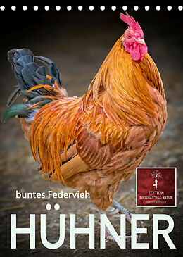 Kalender Hühner - buntes Federvieh (Tischkalender 2023 DIN A5 hoch) von Peter Roder