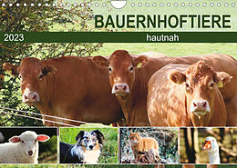 Kalender Bauernhoftiere hautnah (Wandkalender 2023 DIN A4 quer) von Sabine Löwer