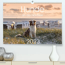 Kalender Hunde an der Nordsee (Premium, hochwertiger DIN A2 Wandkalender 2023, Kunstdruck in Hochglanz) von Heidi Bollich
