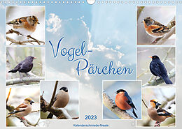 Kalender Vogel-Pärchen (Wandkalender 2023 DIN A3 quer) von Sabine Löwer