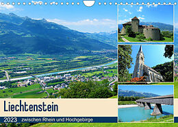 Kalender Liechtenstein - zwischen Rhein und Hochgebirge (Wandkalender 2023 DIN A4 quer) von Martin Gillner
