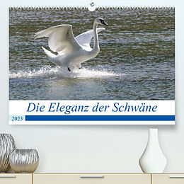 Kalender Die Eleganz der Schwäne (Premium, hochwertiger DIN A2 Wandkalender 2023, Kunstdruck in Hochglanz) von Andreas Müller Fotografie