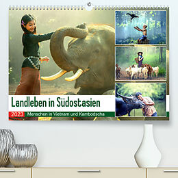 Kalender Landleben in Südostasien. Menschen in Vietnam und Kambodscha (Premium, hochwertiger DIN A2 Wandkalender 2023, Kunstdruck in Hochglanz) von Rose Hurley