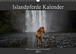 Kalender Islandpferde Kalender - Pferde von der Insel aus Feuer und Eis (Wandkalender 2023 DIN A3 quer) von Alexandra Voth