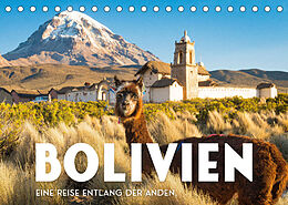 Kalender Bolivien - Eine Reise entlang der Anden. (Tischkalender 2023 DIN A5 quer) von SF