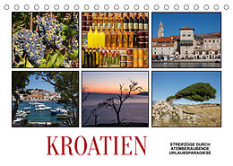Kalender Kroatien - Streifzüge durch atemberaubende Kulturlandschaften (Tischkalender 2023 DIN A5 quer) von Christian Hallweger
