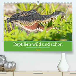 Kalender Reptilien wild und schön (Premium, hochwertiger DIN A2 Wandkalender 2023, Kunstdruck in Hochglanz) von Bruno Pohl