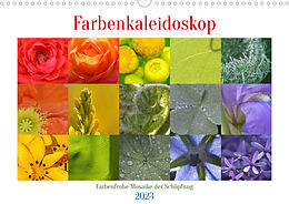 Kalender Farbenkaleidoskop (Wandkalender 2023 DIN A3 quer) von Heiko Wolf