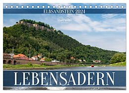 Kalender Lebensadern - Elbsandstein (Tischkalender 2024 DIN A5 quer), CALVENDO Monatskalender von Kevin Walther