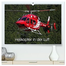 Kalender Helikopter in der Luft (hochwertiger Premium Wandkalender 2024 DIN A2 quer), Kunstdruck in Hochglanz von Matthias Hansen