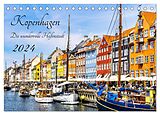 Kalender Kopenhagen - Die wundervolle Hafenstadt (Tischkalender 2024 DIN A5 quer), CALVENDO Monatskalender von Solveig Rogalski