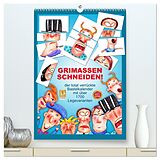 Kalender GRIMASSEN SCHNEIDEN! (hochwertiger Premium Wandkalender 2024 DIN A2 hoch), Kunstdruck in Hochglanz von Kathrin Schwertner