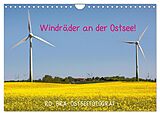 Kalender Windräder an der Ostsee! (Wandkalender 2024 DIN A4 quer), CALVENDO Monatskalender von RO-BRA- Rolf Braun - Ostseefotograf