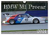 Kalender BMW M1 Procar (Wandkalender 2024 DIN A4 quer), CALVENDO Monatskalender von HP Reschinger