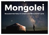 Kalender Mongolei - Bezaubernde Natur in einem wunderschönen Land. (Wandkalender 2024 DIN A2 quer), CALVENDO Monatskalender von M. Scott