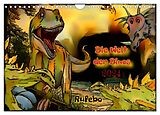 Kalender Die Welt der Dinos 2024 (Wandkalender 2024 DIN A4 quer), CALVENDO Monatskalender von Rufebo Rufebo