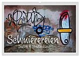 Kalender Schmierereien Graffiti &amp; Straßenkunst (Wandkalender 2024 DIN A2 quer), CALVENDO Monatskalender von Max Watzinger - traumbild