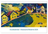 Kalender Klassische Moderne 2024 - Mit Kunst durchs Jahr (Wandkalender 2024 DIN A3 quer), CALVENDO Monatskalender von Artothek Artothek