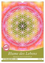 Kalender Blume des Lebens - Harmonie durch Symbolkraft (Wandkalender 2024 DIN A3 hoch), CALVENDO Monatskalender von Gaby Shayana Hoffmann