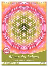 Kalender Blume des Lebens - Harmonie durch Symbolkraft (Wandkalender 2024 DIN A4 hoch), CALVENDO Monatskalender von Gaby Shayana Hoffmann